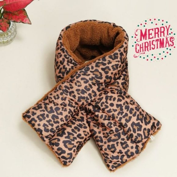 PULL THROUGH FLEECE LINED PUFFER SCARF - Picture 6 of 7
